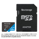 Nextorage Japan 128GB A2 V30 CL10 Micro SD Card, microSDXC Memory Card for Nintendo-Switch, Steam Deck, Smartphones, Gaming, Go