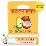 Burts Bees Coconut and Pear Lip Balm, Lip Moisturizer With Responsibly Sourced Beeswax, Tint-Free, Natural Conditioning Lip Treatment, 1 Tube, 0.15 oz.