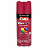Krylon K05511007 COLORmaxx Spray Paint and Primer for Indoor/Outdoor Use, Gloss Cherry Red 12 Ounce (Pack of 1)