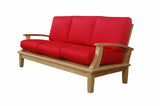 Anderson Teak Patio Lawn Garden Furniture Brianna Deep Seating Sofa + Cushion