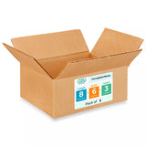 Small Moving & Shipping Boxes 8 x 6 x 3 inches (5-Pack) - Extra Strength 200 lb vs Regular - Corrugated Packing Boxes for Moving