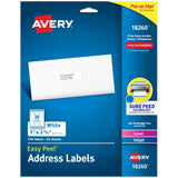 Avery Easy Peel Printable Address Labels with Sure Feed, 1 x 2-5/8 Customizable Stickers, White, 750 Blank Mailing Labels, Great