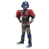 Disguise Orion Transformers One Costume, Official Transformers Animated Movie Optimus Muscle Costume for Kids, Child Size (10-12