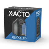 XACTO 1670 School Pro Classroom Electric Pencil Sharpener, Black/Gray
