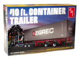 AMT Skill 3 Model Kit 40 Container Trailer 1/24 Scale Model