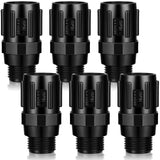 Tondiamo 6 Pcs 15 PSI Drip Irrigation Pressure Regulator, 3/4 Female Hose Thread x 3/4 Male Hose Thread Pressure Reducer Low Flo