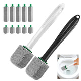 XIAOCHUAN Pumice Stone Toilet Bowl Cleaner With Long Handle Pumice Stone Toilet Cleaner Rust and Grease Stain Clean Suitable for
