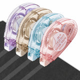 MARCADORUS Glue Tape for Scrapbooking, Pack of 4 Scrapbook Tape, Double Sided Tape Roller for Crafts, 26 Ft x 0.31 in Tape Runne