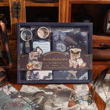 Aesthetic Scrapbook Kit 346 Pcs Vintage Journaling Set With Notebook, Stickers, Washi Tape & Envelopes Diy Craft Gift Kit For 