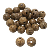 HARFINGTON 200pcs Natural Wooden Beads 8mm Chicken Wing Wood Round Polished Loose Bead Smooth Spacer Balls Beading for Jewelry M