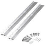 PHS - French Cleat Hanger 18 inch, Pair, Supports 90lbs - Z Clip, Heavy Mirror Hanging Kit, Whiteboard or Headboard or Wall Moun