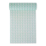 Bright Aqua Herringbone Shelf Liner Set/2
