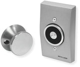 SecoLarm DH171SQ FlushMount Magnetic Door Holder; Holding Force 33lb (15kg); for Use with Door Closers to Control The Releas