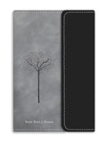 Brown Cloud Personalized Velvet Finish Leather Notebook/Diary Ruled With Personalised/Customized Message/Quote/Name For Personal