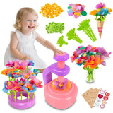 Cretargio DIY Arts and Crafts Kit for Kids: Fabric Flower Bouquets Toys Crafts for Girls Age 4-8 8-12 | Christmas Birthday Gift 