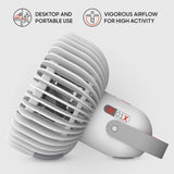 Sharper Image REFRESH 01X Rechargeable Personal Fan, White