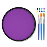 FREEORR Purple Face Body Paint Makeup 30G,Professional Stage Screen Halloween,Face Body Paint Makeup for Halloween Costume Theat