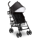 Jeep PowerGlyde Plus Stroller by Delta Children Lightweight Travel Stroller with Smoothest Ride, Aluminum Frame, 4-Position Recl