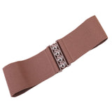 Romp Fashion Womens Brown Strachable Belt For Casual Wear Women Dresses