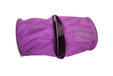 Reliant Ribbon 92975W-910-10F Dupioni Supreme Wired Edge Ribbon, 4 Inch X 10 Yards, Plum