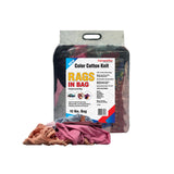 SupremePlus Premium Color Knit Cleaning Rags - Shop Rags Bulk for Workshops, Mechanics, Painters, and Home Use, Multipurpose Cot