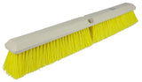 Weiler 42165 PermaSweep 18inch Block Size, Yellow Polystyrene Fill, Medium Sweeping Floor Brush