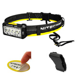 Nitecore HU2000 2000 Lumen Work Headlamp, Compatible with External USB-C Power Sources, with White and Red LEDs for Industrial M