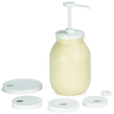 Tablecraft Economy Condiment Pump Kit [6 Piece],White