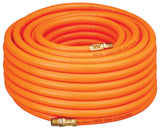 Amflo 576-100A Orange 300 Psi Pvc Air Hose 3/8'' X 100' With 1/4'' Mnpt End Fittings