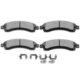 Ceramic Brake Pad Kit,SCITOO Brake Pads Front Fit for Buick Rainier,for Chevy SSR/Trailblazer EXT,for GMC Envoy/Jimmy,for GMC En