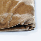 The Wide 60 Spandex Velvet Fabric with Soft Handfeel for Costume, Apparel, Craft and Sewing by Yard(Camel 1Yard)
