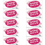 Zote Rosa Laundry Bar Soap, Pink, 100g, 10 Pack