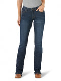 Wrangler Womens Willow Mid Rise Performance Waist Boot Cut Ultimate Riding Jean, Lovette, 338