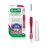GUM Proxabrush GoBetweens Moderate Interdental Brushes Soft Bristled Dental Picks for Plaque Removal & Gum Health Safe 