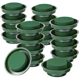 Maitys Floral Foam with Bowl 4.7 Inch Green DIY Flower Arrangement Kit Round Wet Foam, Wedding Aisle Flowers, Party Decoration (