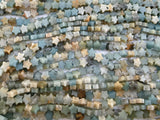 6mm Star Shaped Stone Beads 1 Strand Amazonite Star Beads 70pcs for Bracelet Necklace Making Craft (Amazonite, 1404)