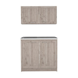 Zurich Cabinet Set -Kitchen -Light Gray