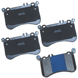 Bendix Premium SBM1634 Semi-Metallic Front Brake Pads for Mercedes-Benz CLS500 2018-2011, CLS550 2018-2012, E550 2014-2012, SLC4