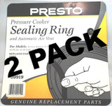2 Pk, Presto Pressure Cooker Sealing Ring Gasket, 09919