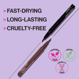 wet n wild MegaLiner Liquid Eyeliner Black Black