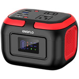 Portable Power Station, 97Wh Solar Generator, Lithium Battery Power with 110V AC 120W Peak Socket/DC/USB QC3.0/LED Light for Out