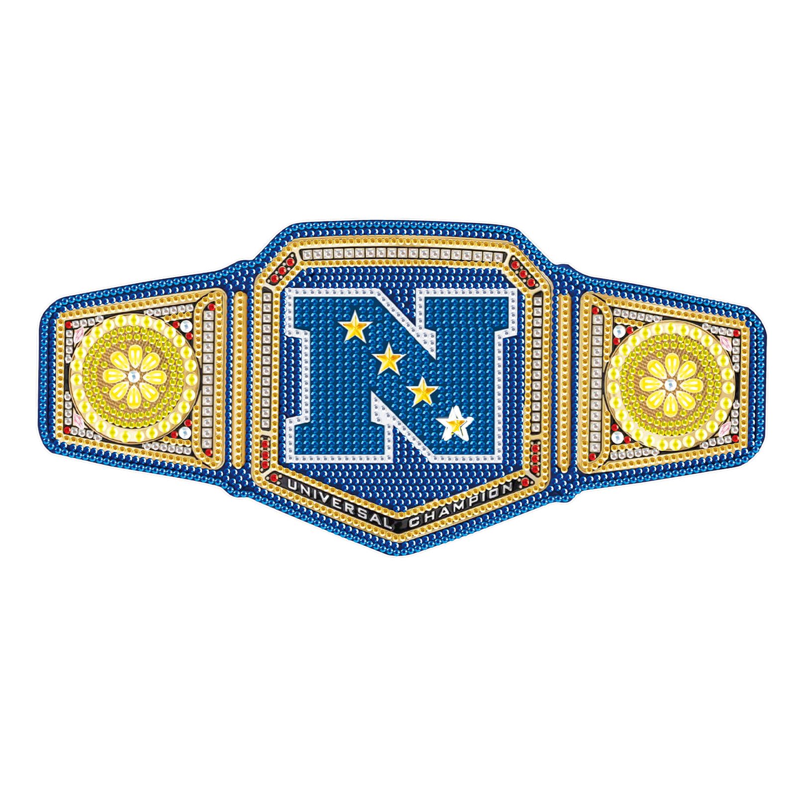 antor DIY 5D Diamond Art Belt Table Decor Kit - Champion Look Ornament for Desktop, Gift for Men Women (American Flag)