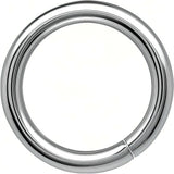 THREENEST 2000PCS 10mm 1.2mm Thickness 16 Gauge Stainless Steel Jump Rings, Unwelded Metal Round Strong Thick Craft O Ring for N