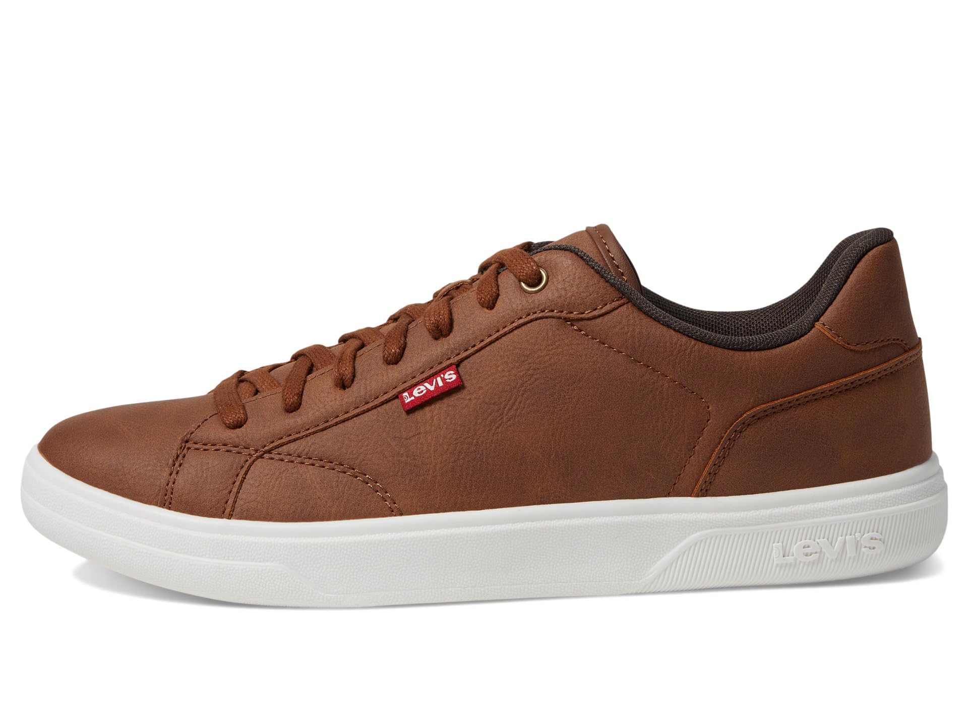 Levi's Men's Carter NB Sneaker, Tan/Dark Brown, 10.5