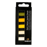 Rembrandt Soft Pastel Micro Set, 5-Piece Half Sticks, Warm Yellows