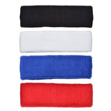 Cosmos 4 Pcs Different Color Cotton Sports Basketball Headband/Sweatband Head Sweat Band/Brace