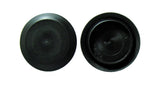 3/4 0.75 Inch Flush Mount Black Plastic Body And Sheet Metal Hole Plug Qty 25 -Like New