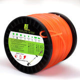 Viabrico .095 Weed Eater String, Square Orange Heavy Duty String Trimmer Line, Weed Wacker String Universal Commercial Grade, Premium Nylon Weedeater Line 0.095 x 1.7LB, 330Foot