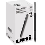 Uniball Roller 36 Pack in Black, 0.5mm Micro Rollerball Pens, Try Gel Pens, Colored Pens, Office Supplies, Colorful Pens, Blue P