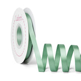 Laferri Sage Green Satin Ribbon,Double Faced 3/8 X 25 Yards,Fabric Ribbon Use for Gift Wrapping DIY Craft Floral Bouquets Weddin